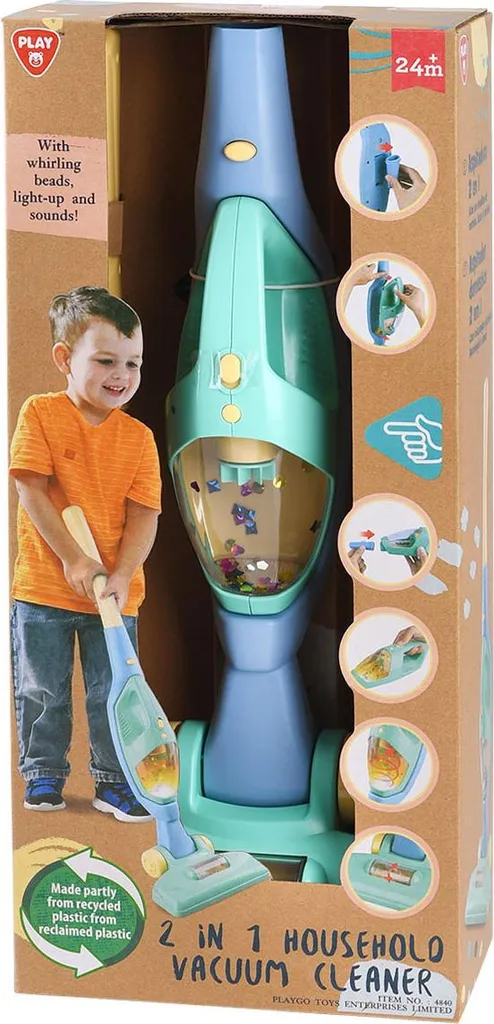 Aspirapolvere Giocattolo Educativo 2 in 1: Gioco di Imitazione Premium