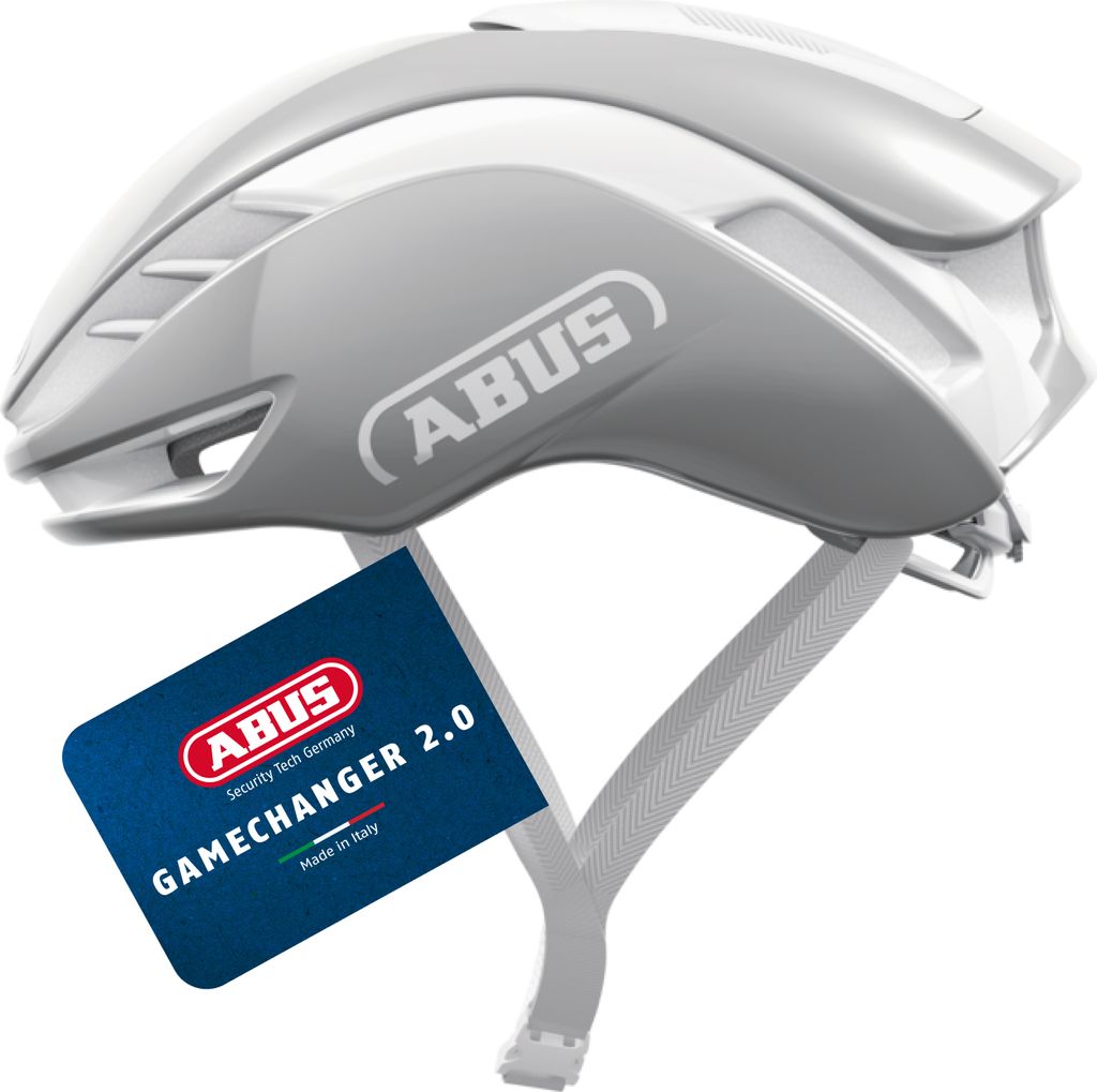 ABUS Rennradhelm GameChanger 2.0 - High Performance Aerohelm mit optimierter Aerodynamik und Belüftung - für Damen und Herren - Pure Grey, Größ...