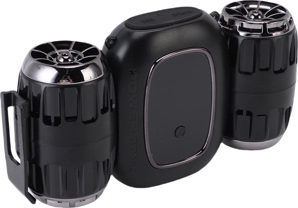 Hals Fans Portable hohe Geschwindigkeit Double Turbine Low Noise Rechargeable große Kapazität Power Bank Taille Fans für Outdoor