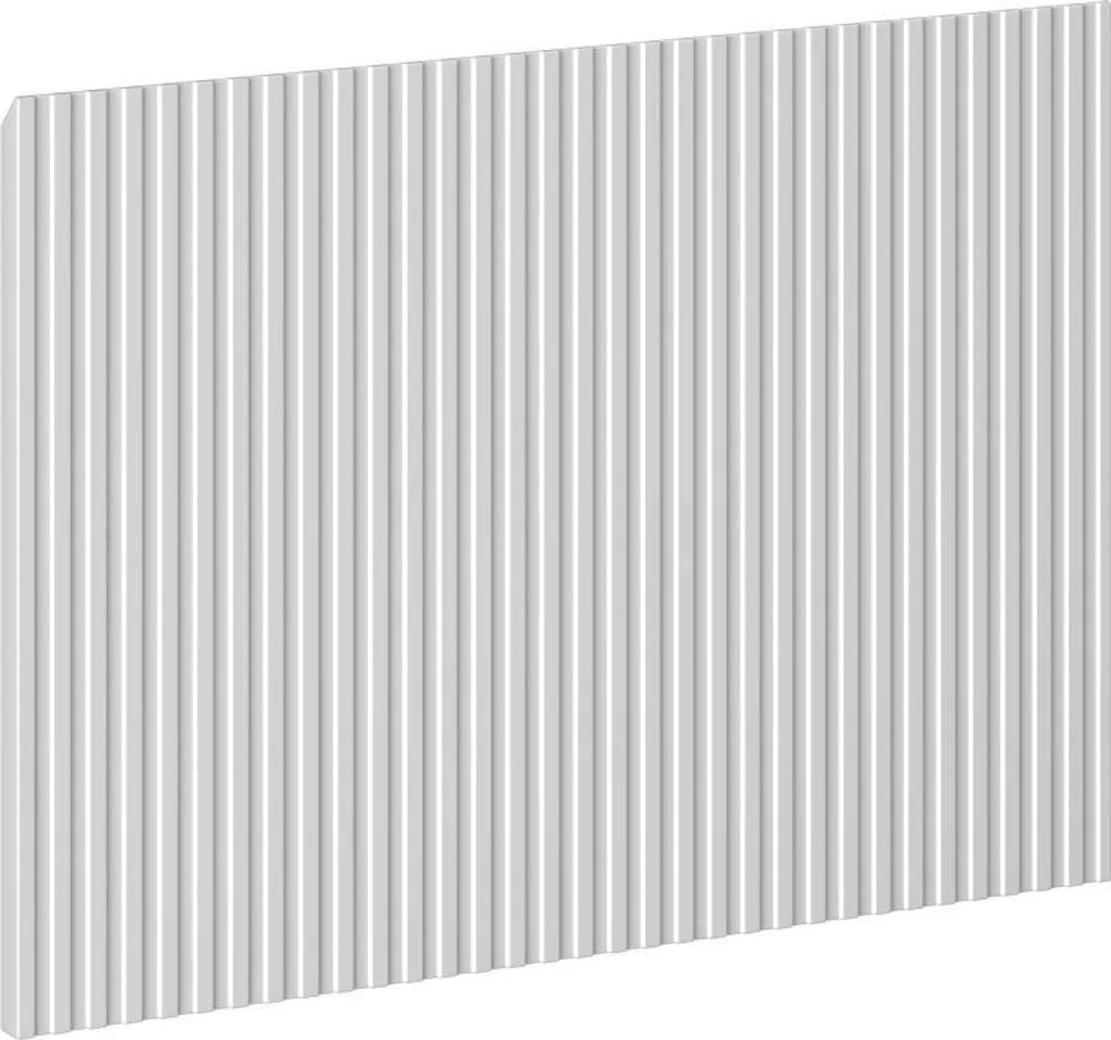 Anta Scanalata Mexen Rivel 45x43,5 Grigio Opaco - Design Modulare Bagno