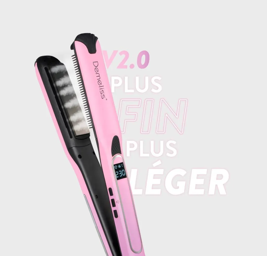 Lisseur Vapeur Plaques Titanium V2.0 Demeliss Titanium Dreams Edition