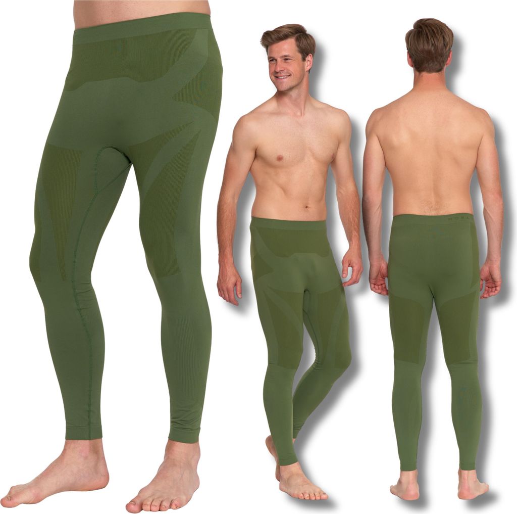 Legginsy Termoaktywne Dopasowane Spodnie Thermo Getry Na Zimę Moraj L