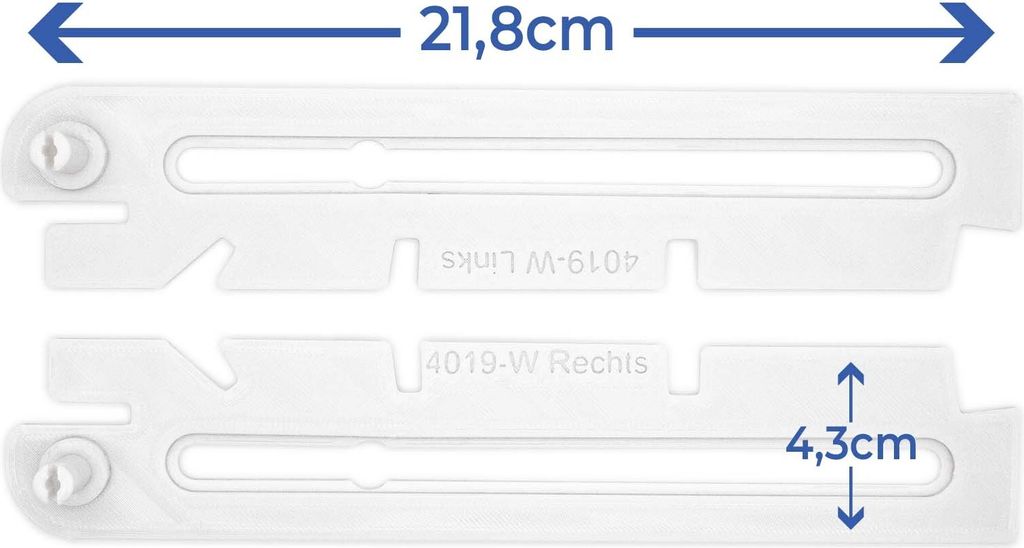 Kippschere Ersatzteil Set Weiß Kellerfenster passend für Produktbild 3