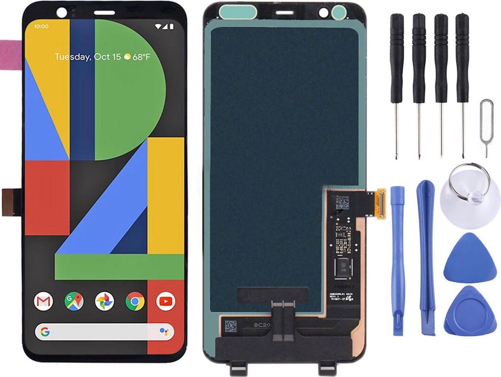 Für Google Pixel 4 XL Display OLED LCD Einheit Touch Screen Reparatur Schwarz
