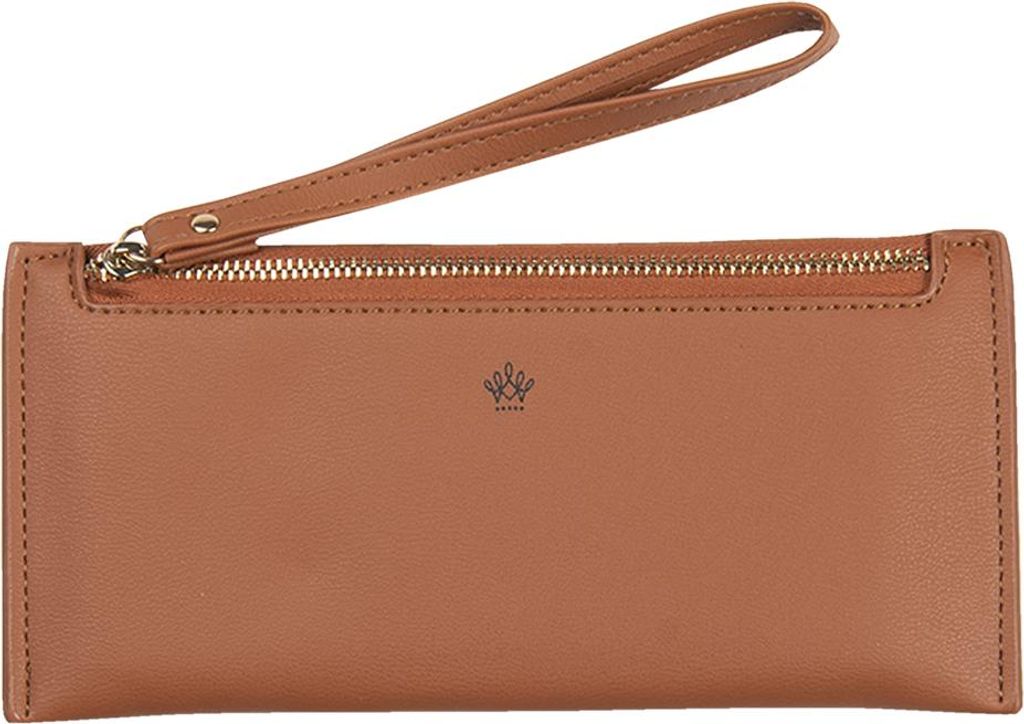 Clayre & Eef Brieftasche 21x10 cm Braun Kunstleder Produktbild 