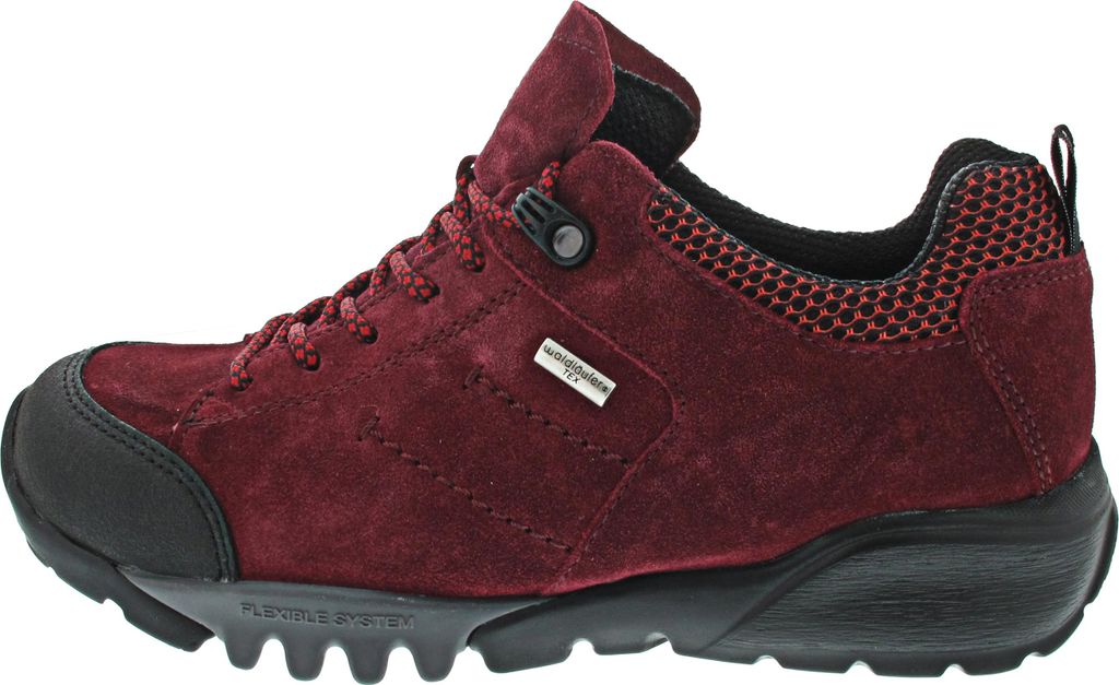 Waldläufer H-Amiata sportlicher Schnürer Rot in Gr. 38