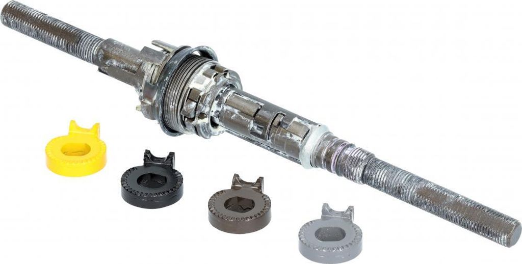 SHIMANO Achseinheit 201 mm SG-7R45 inkl. Unterlegscheiben - 201 mm