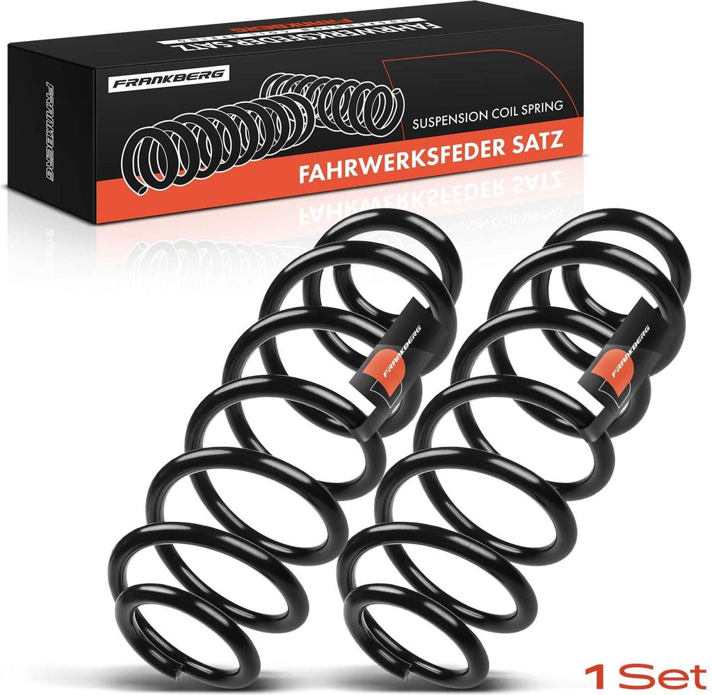 Frankberg 2x Fahrwerksfeder Hinterachse für Seat Leon 1P1 1.6L 2005-2013