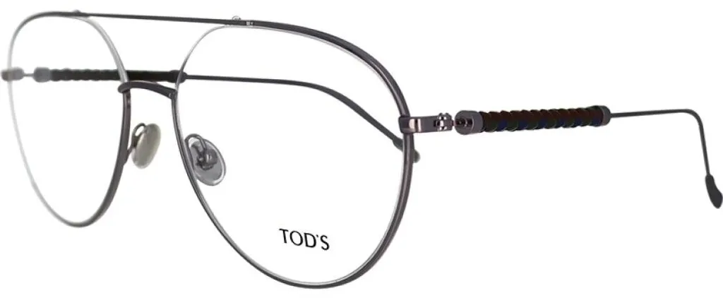 Lunettes Tod's To5277-014-56 Gris - Monture Confort pour Usage Quotidien
