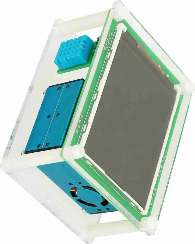 Testeur d'air numérique multifonction PM2.5 avec écran couleur LCD