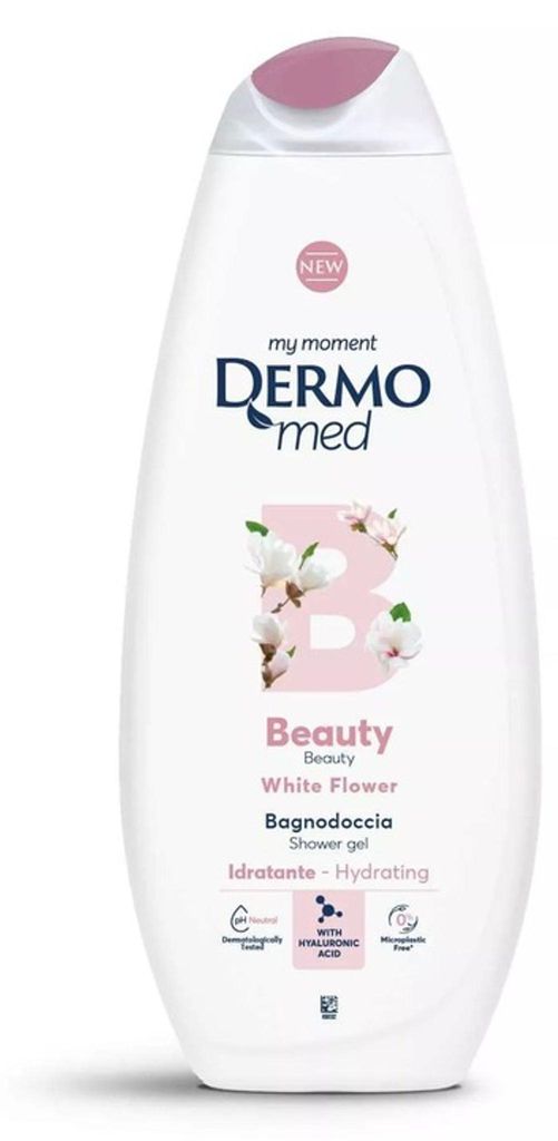 Gel doccia ai fiori bianchi 750ml - Dermomed Immagine del prodotto 