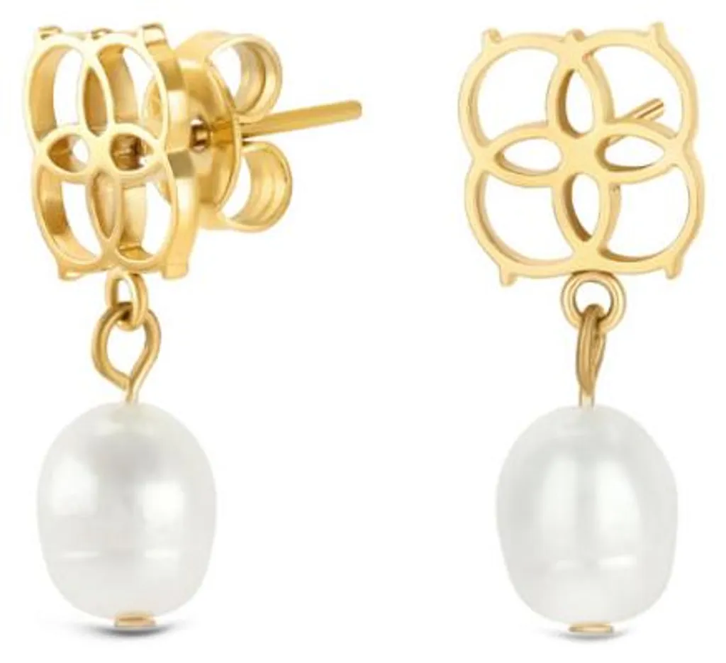Paire de boucles d'oreilles créoles fines Ao Ojeep16G pour femme