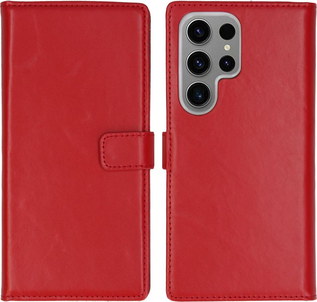 Selencia Genuine Leather Bookcase dla Samsung Galaxy S24 Zdjęcie produktu 