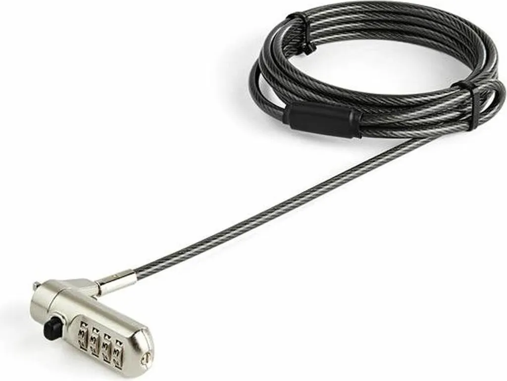 Câble StarTech LTLOCKNANO en acier résistant avec serrure à clé robuste