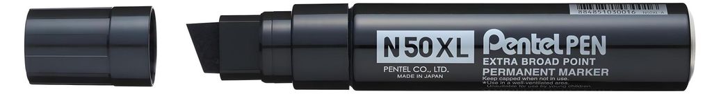 Pentel Permanent-Marker N50XL Keilspitze breit Strichstärke: 17,0 mm schwarz