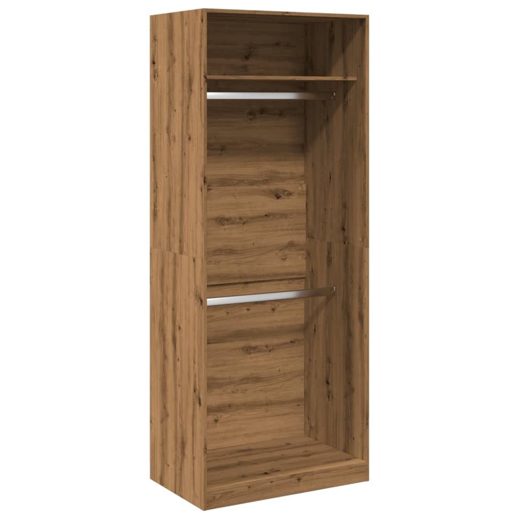 vidaXL Kleiderschrank Artisan-Eiche 80x50x200 cm Produktbild 