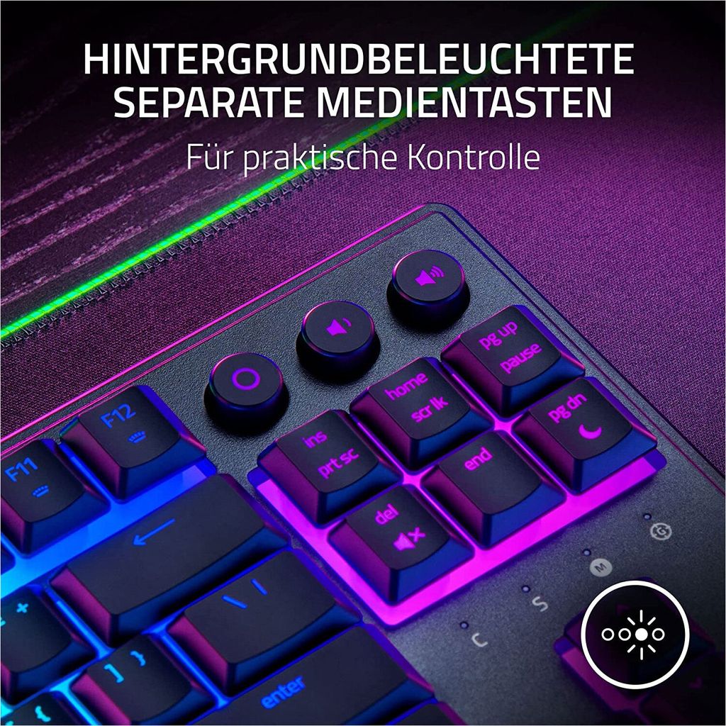 Ornata V3, czarna, bezklawiszowa klawiatura dla graczy Zdjęcie produktu 14