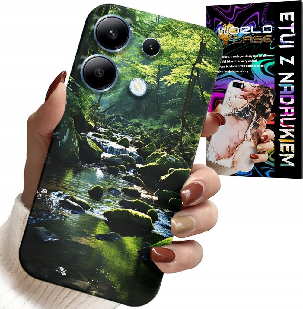 Fall Für Xiaomi Note 14S - Wald Fluss Strom Natur Ansichten
