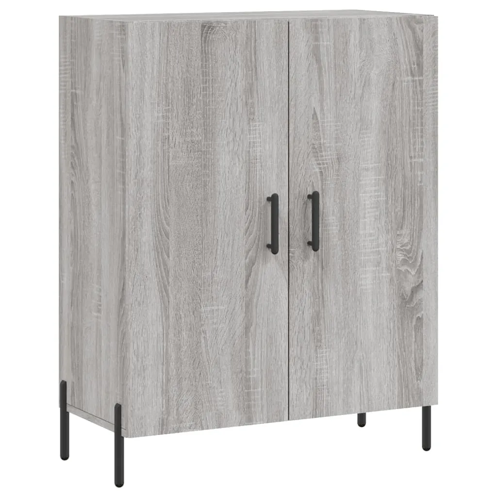 Mobile Credenza SYFAX Grigio Sonoma 90cm | Arredo Moderno Multistrato