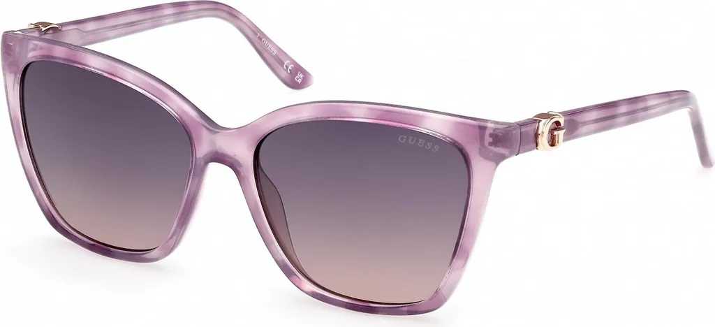 Lunettes de soleil de créateur violettes Guess GU00191 style unisexe chic