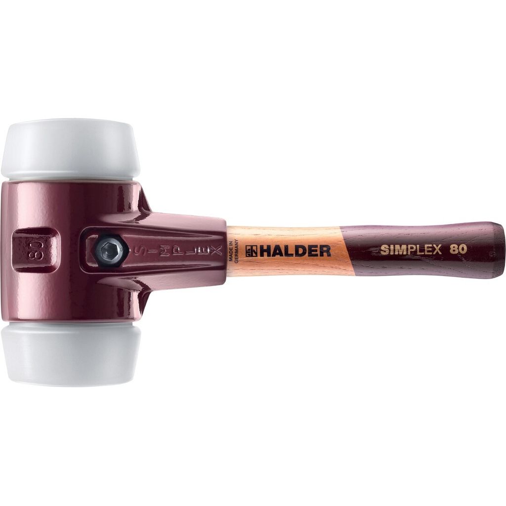 HALDER SIMPLEX Schonhammer Ø 80 mm Superplastik kurzer Produktbild 