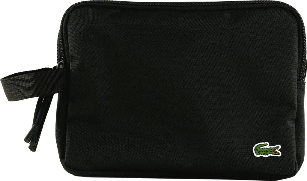 Trousse de toilette Lacoste en toile résistante pour homme et femme
