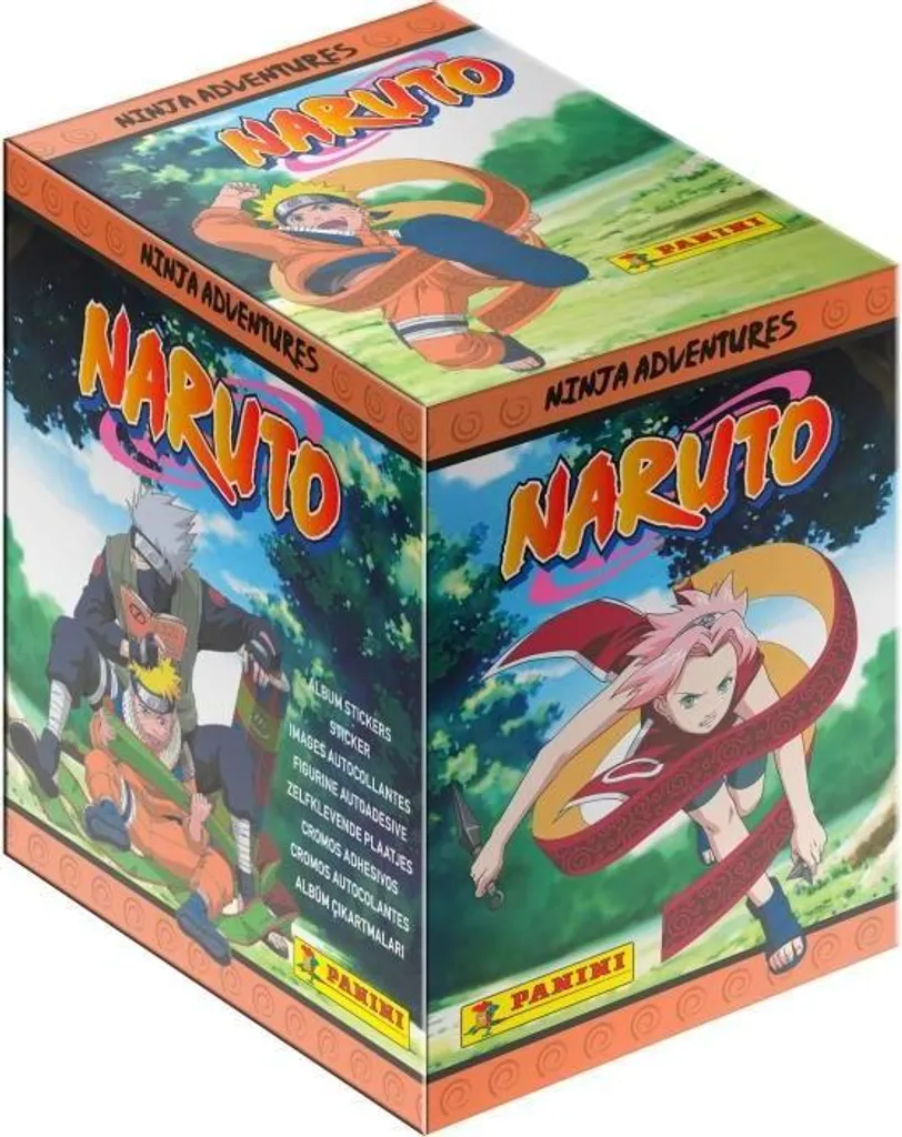 Panini Naruto Ninja Adventures Box 36 Bustine - 180 Figurine Set