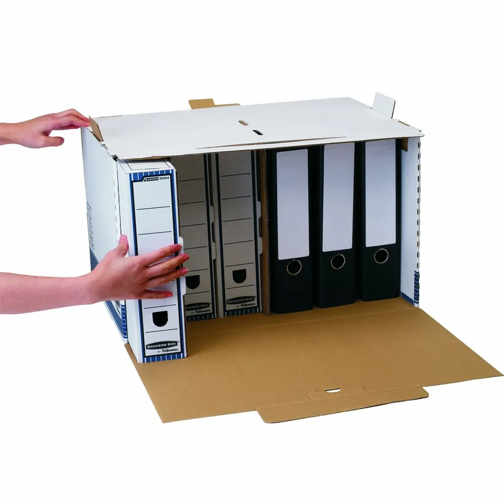 Rangement documents bureau : Conteneur Fellowes R-Kive PRIMA blanc et bleu - 3