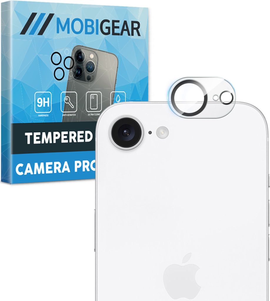 Mobigear iPhone 17e Panzerglas Gehärtetes Glas Kameralinsen Schutz - Hüllenfreundlich