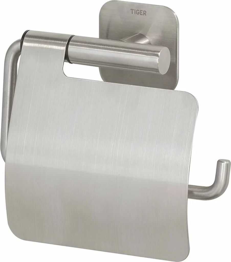 Tiger Toilettenpapierhalter Colar mit Deckel ohne Bohren Produktbild 