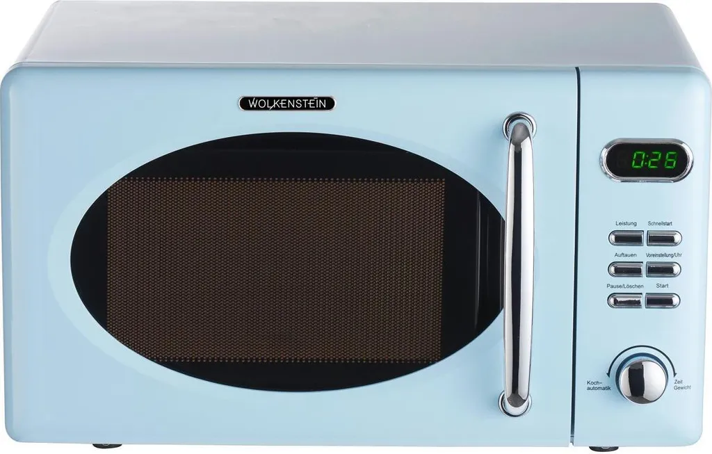 Microonde Wolkenstein WMW720 LB Azzurro: Il Top per la tua Cucina Retrò