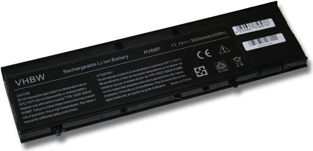 vhbw Akku kompatibel mit Dell Latitude XT3 Notebook (3600 Produktbild 