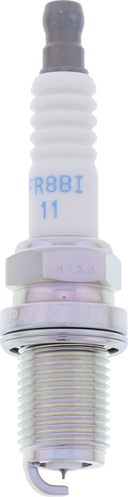 Zündkerzen Set NGK 2x FR8BI-11 Iridium-Zündkerze entstört, 19,0mm Langgewinde Ø 14,0mm Hex 16,0mm, Elektrodenabstand 1,10mm, Wärmewert 8, fest...