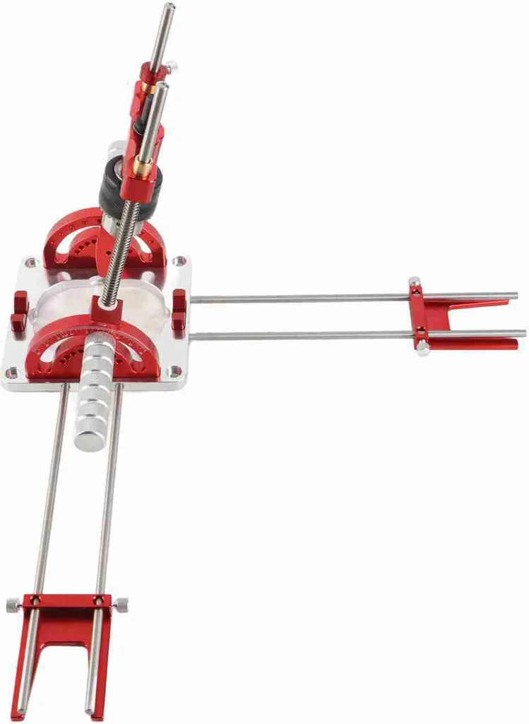 Guide de perçage en alliage d'aluminium avec positionneur ajustable - 2