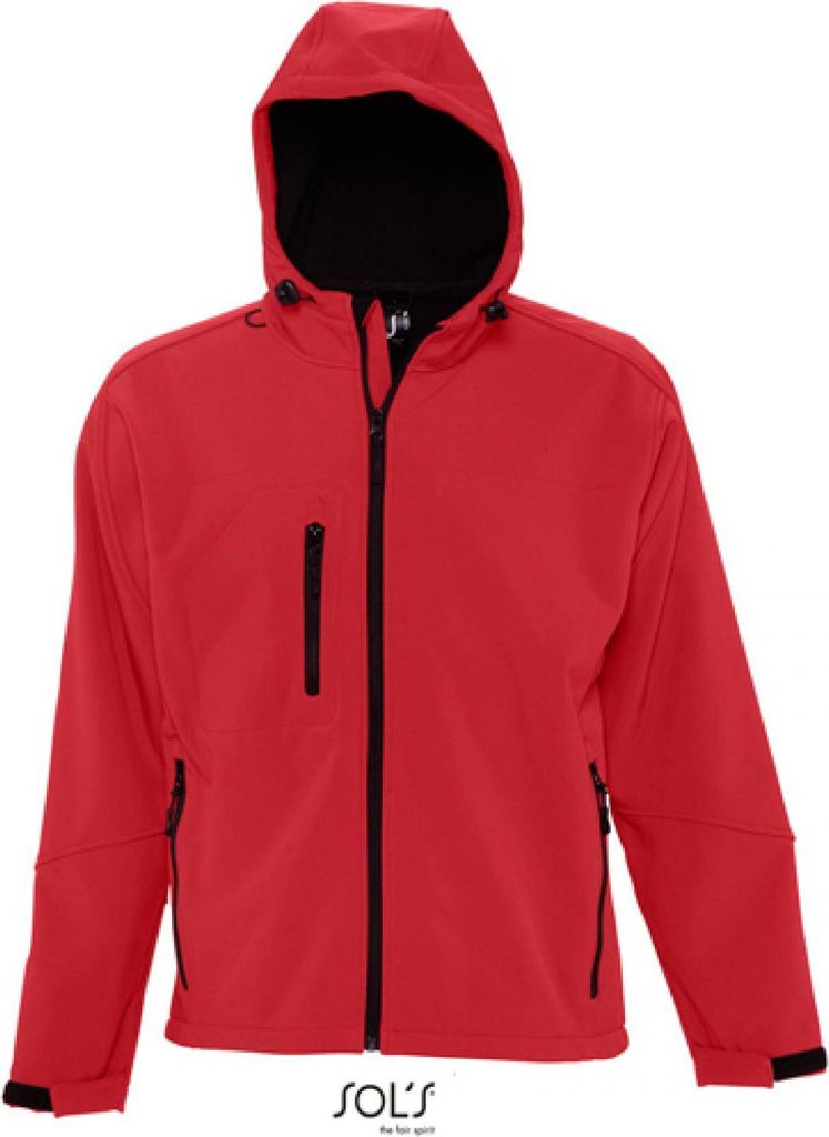 SOLs 46602 | Hooded Softshell Jacket Replay - Farbe: Pepper Red - Größe: S