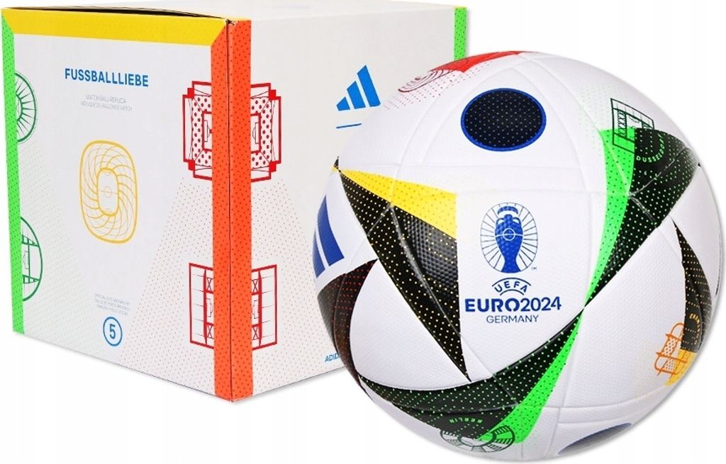 Adidas Lehký Fotbal Velikost 5 Pro Trénink Euro 2024 Box Obrázek produktu 1