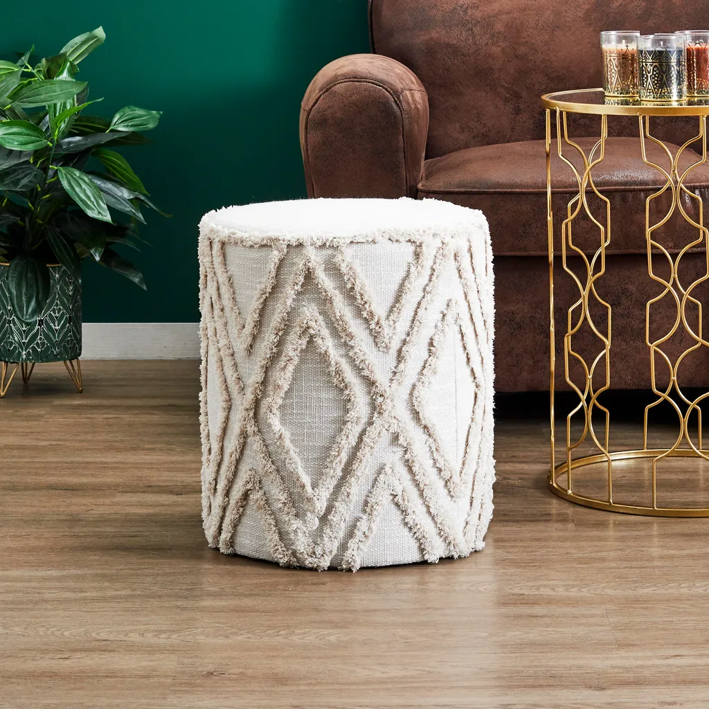Pouf Mirage Salon : Gain de Place et Assise Confortable pour Invités