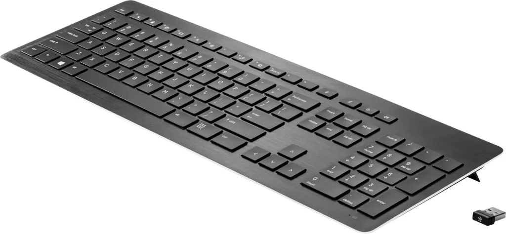Clavier HP sans fil silencieux QWERTZ pour supprimer les bruits de frappe