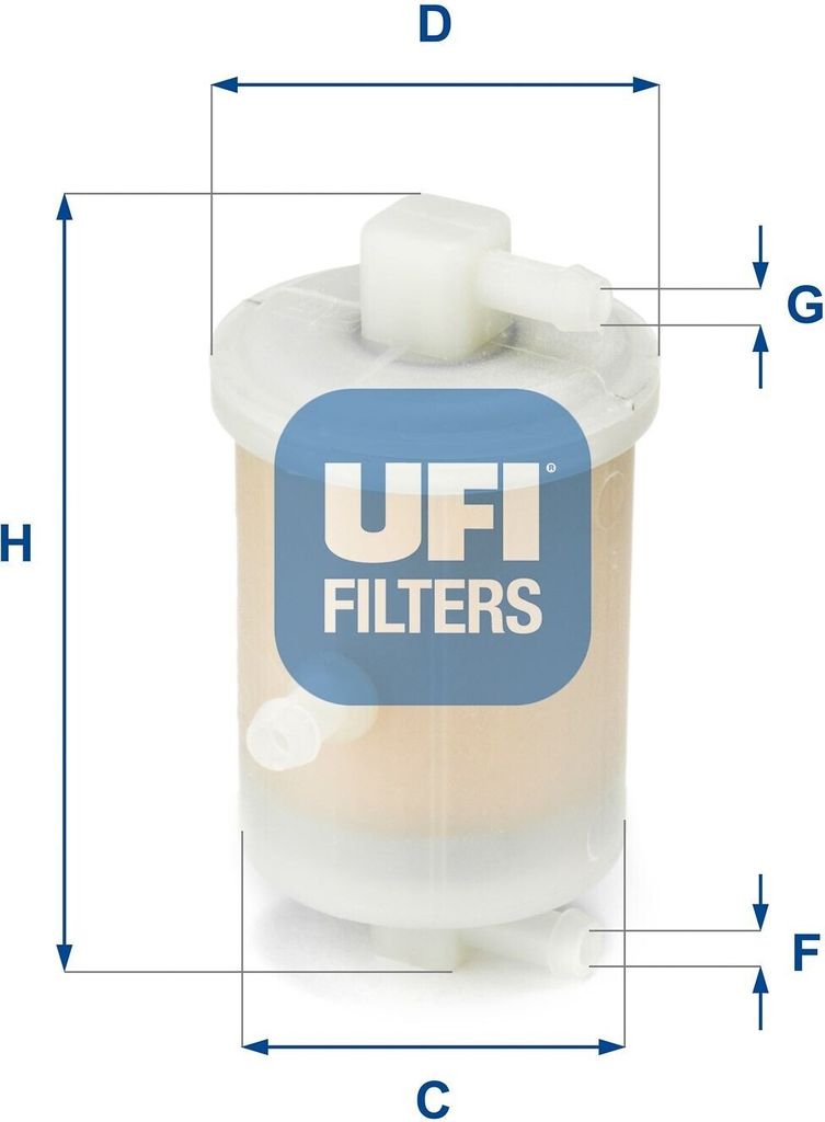 Kraftstofffilter UFI 31.017.01 Filtereinsatz