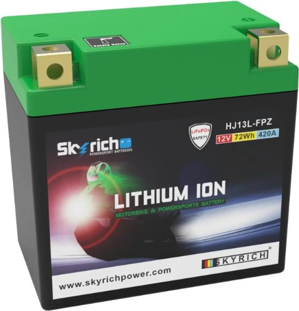 Batterie de Moto Lithium HJ13L-FPZ Skyrich 12V Haute Performance