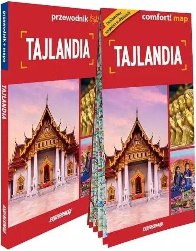 Thailand. Lichtguide + laminierte Karte. ExpressMap