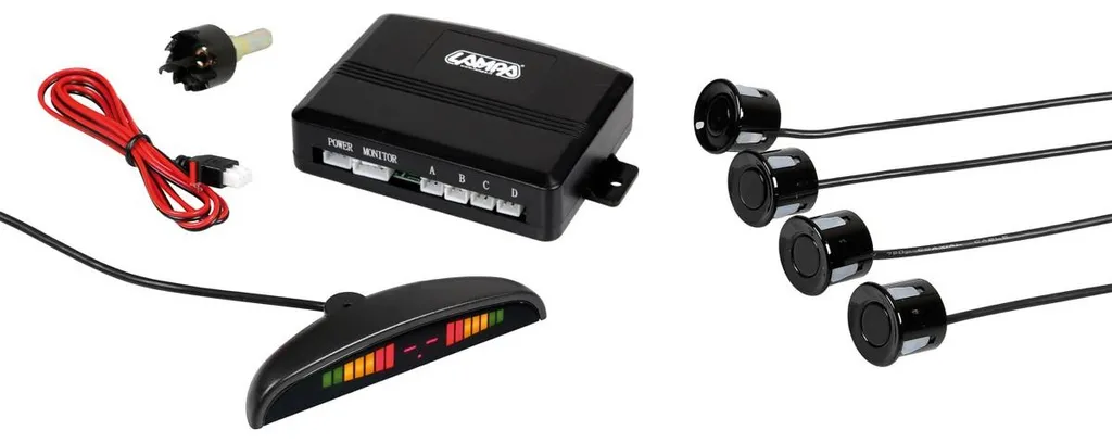Kit Stationnement Setay S4 4 Capteurs avec Écran Digital et Alerte Sonore