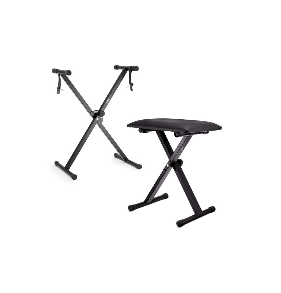 Pied de clavier avec tabouret de piano Image du produit 