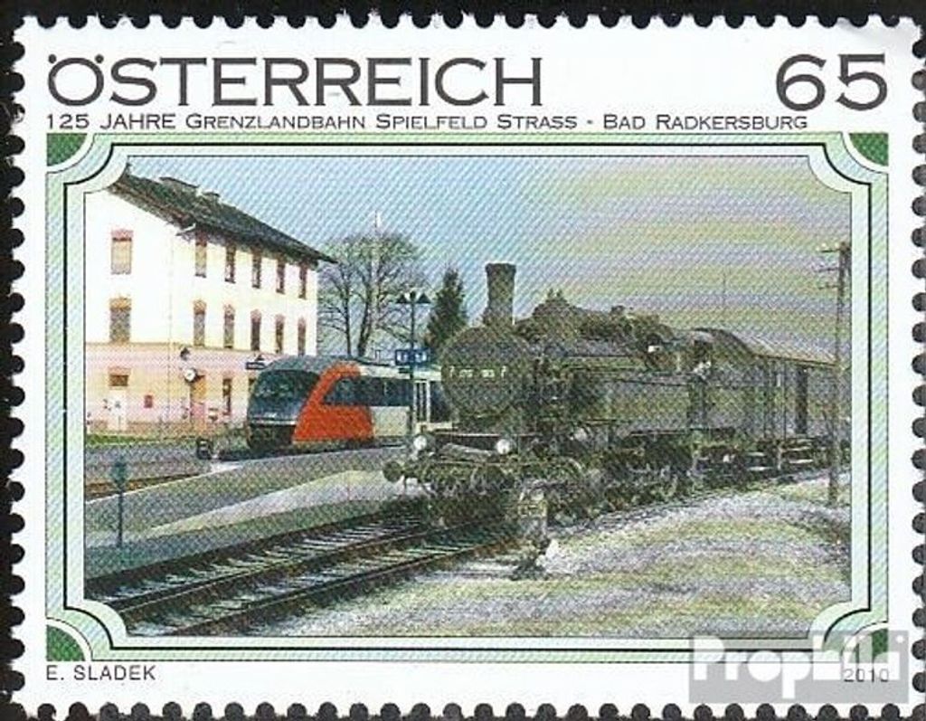 Briefmarken Österreich 2010 Mi 2882 (kompl.Ausg.) gestempelt Eisenbahnen