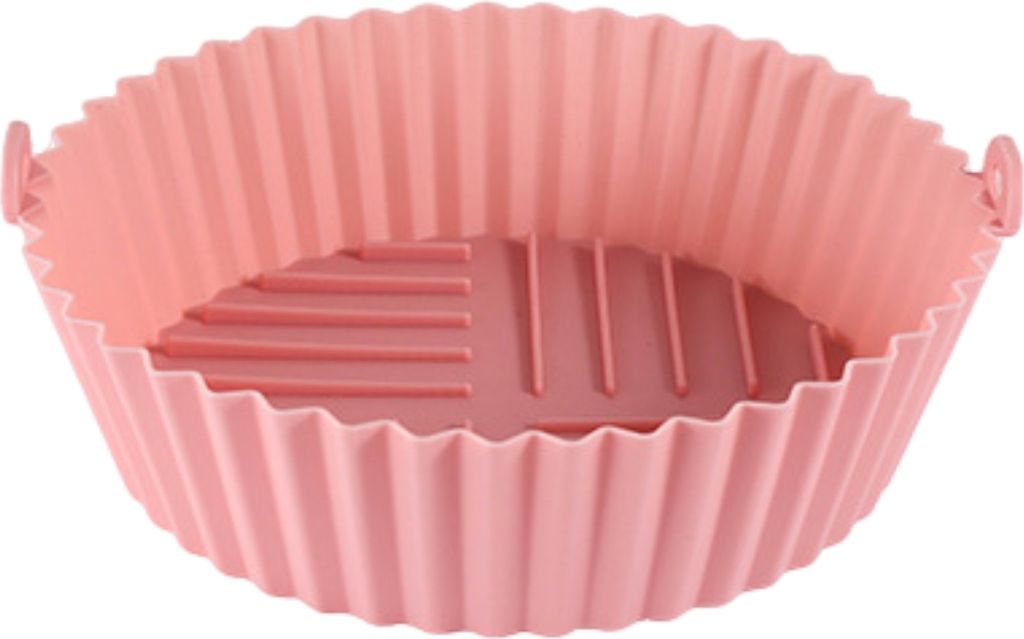 Silikon-Topfablage für Heißluftfritteuse, verhindert Rückstände, BPA-freie Silikon-Fritteuseneinlage, Ersatz für Pergamentpapier, lebensmittel...