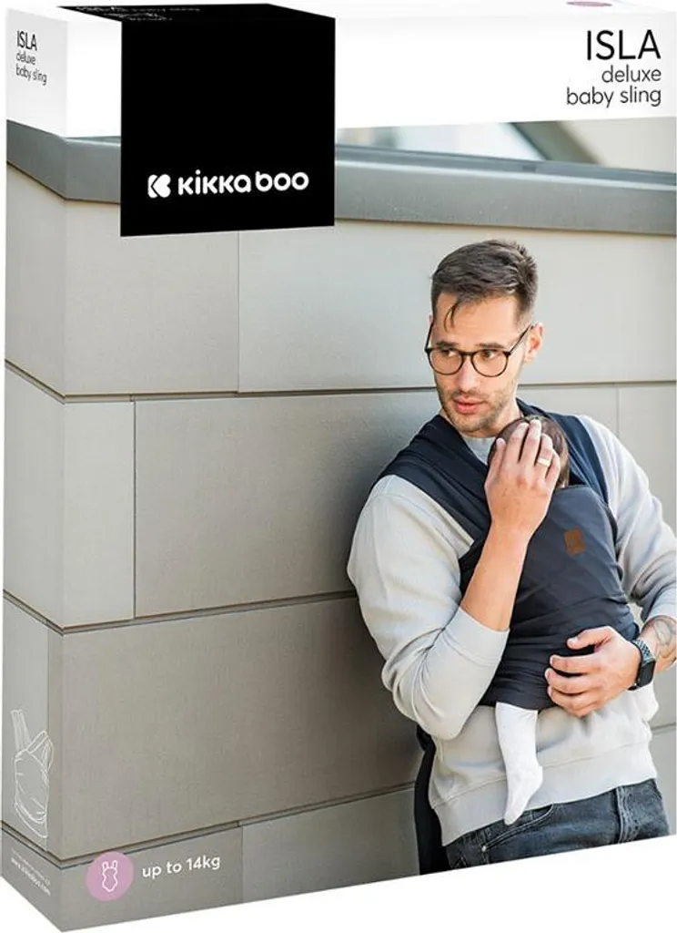 Écharpe de portage extensible Kikkaboo Isla pour nourrisson et bébé - 5