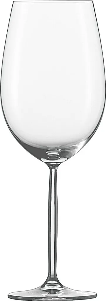 Service de 6 Grands Verres à Vin Bordeaux Zwiesel Diva pour Table de Fête