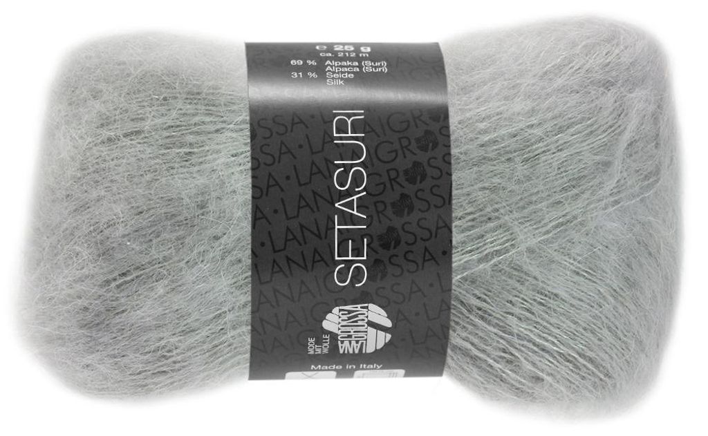 Lana Grossa - Setasuri 0019 hellgrau Produktbild 