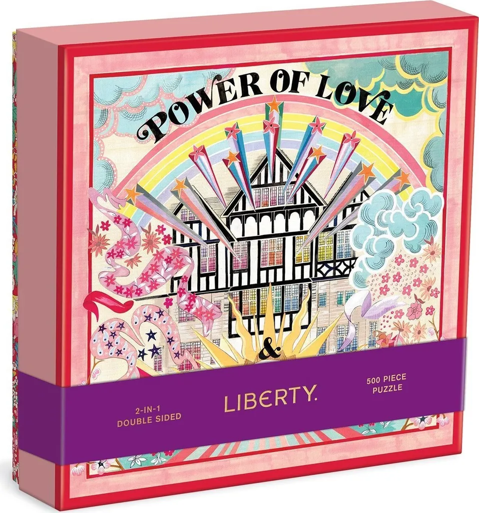 Puzzle Réversible Galison Liberty Le Pouvoir de l'Amour - 500 Pièces