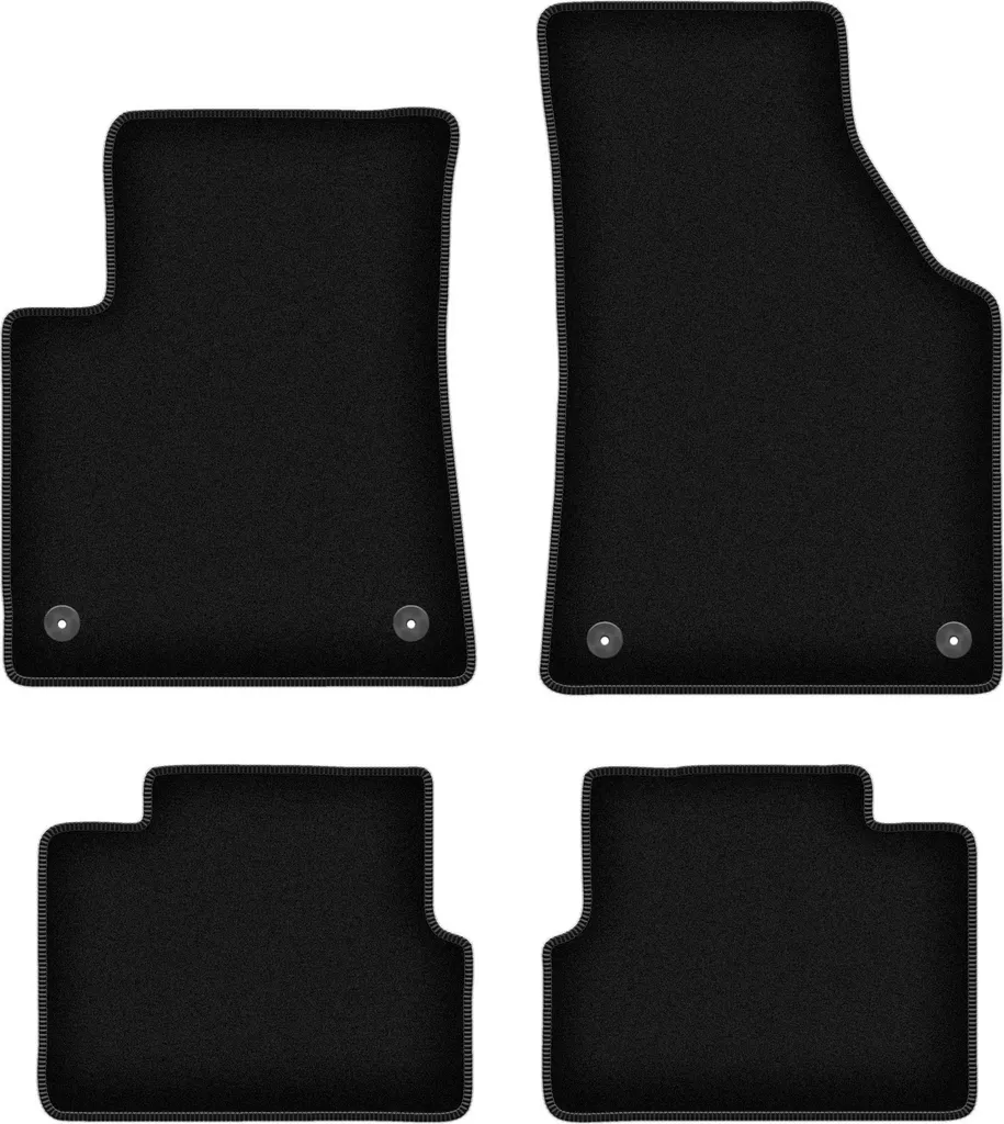 Set Tappetini in Moquette per Jeep Cherokee KL SUV 2013+ | Look Premium